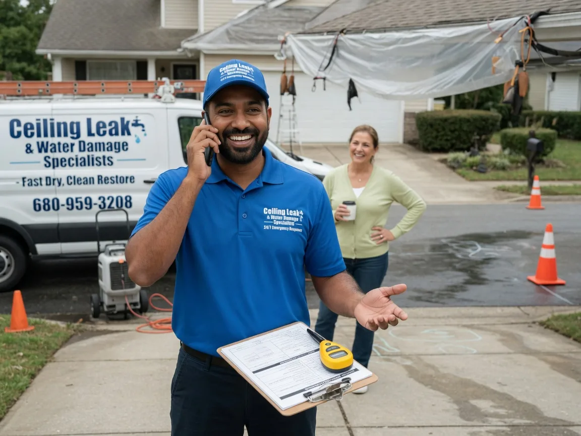 Ceiling Leak Cleanup Chesapeake Beach, MD FAQs